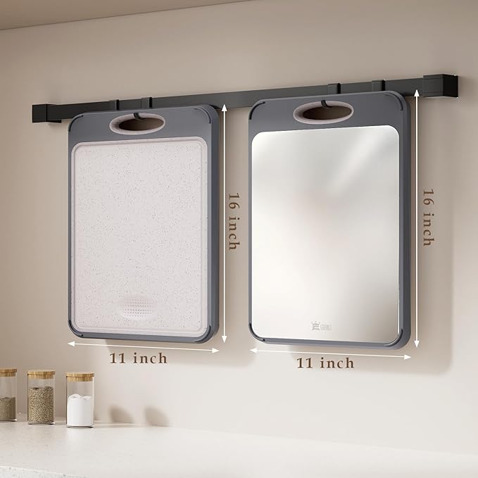 GUANCI Stainless Steel Cutting Board for Kitchen